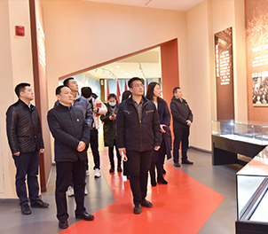 团市委领导参观众博（中国）精神主题展览馆